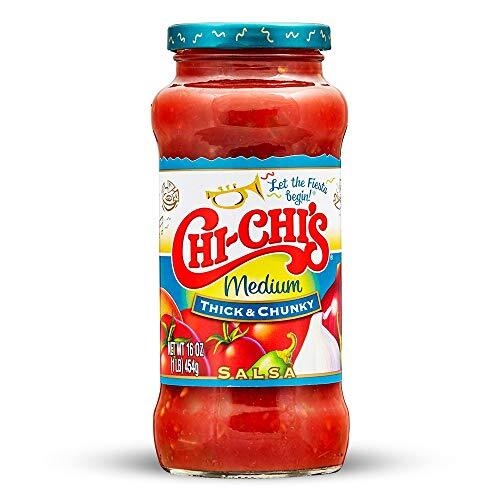 Chi-Chi's Salsa Medium Thick & Chunky, 16 Ounce (Pack of 12)