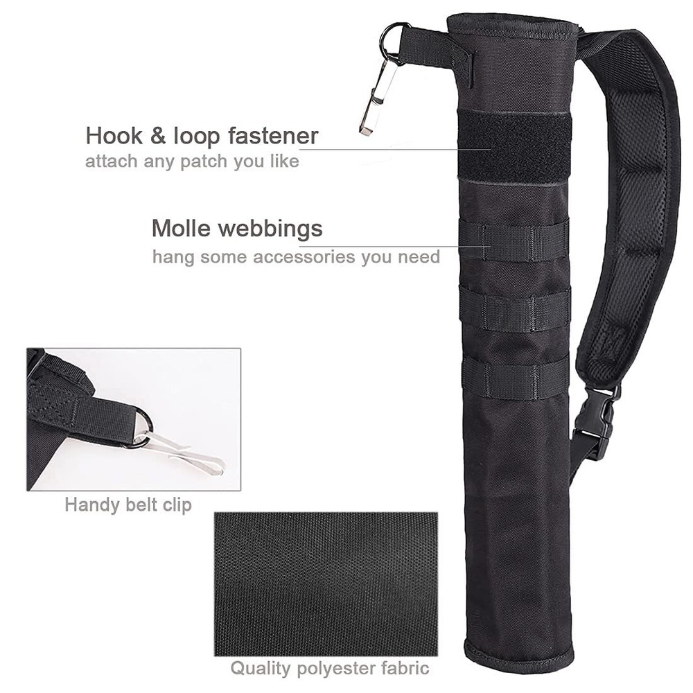 Archery Lightweight Back Arrow Quiver Dual Use Foldable Compact Hip Arrows Bag