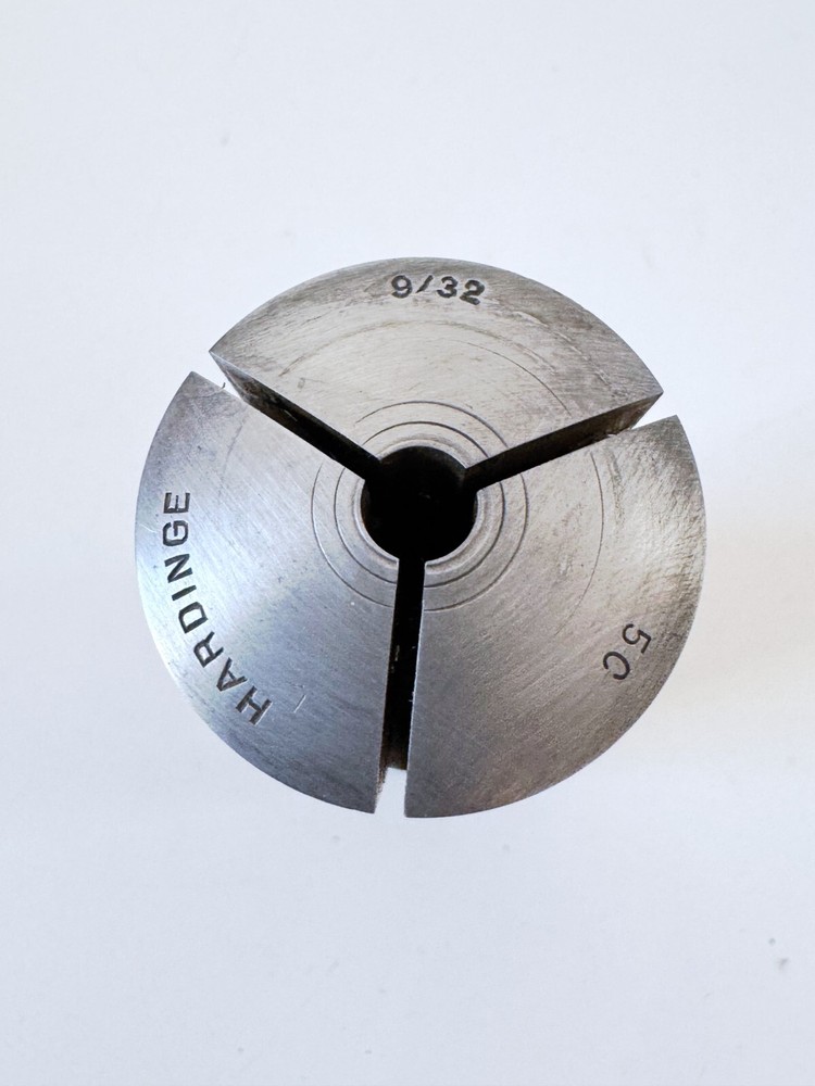 9/32" HARDINGE 5C Round Collet Internal & External Threads .28125" USA