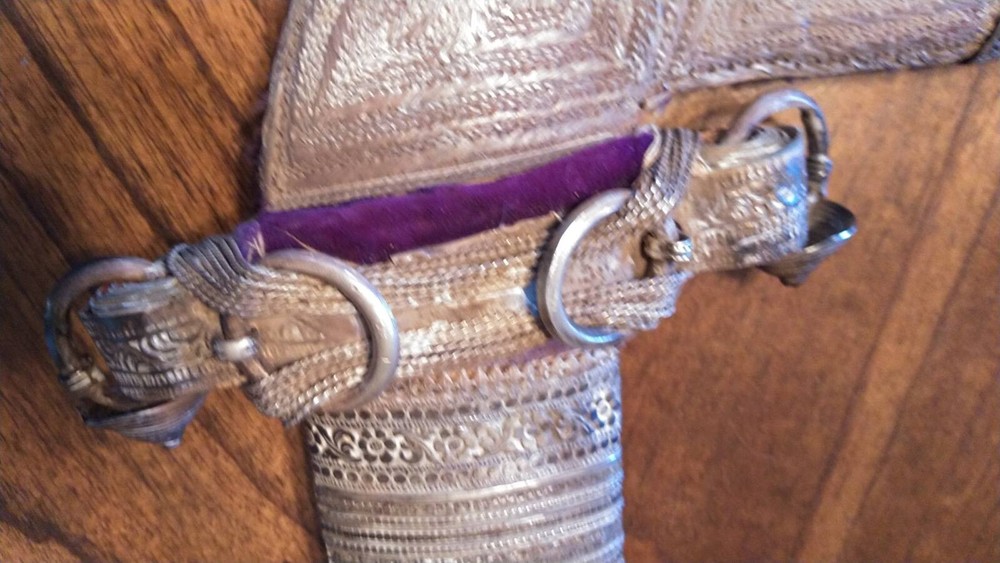 AUTHENTIC Yemeni Omani Khanjar Silver Dagger
