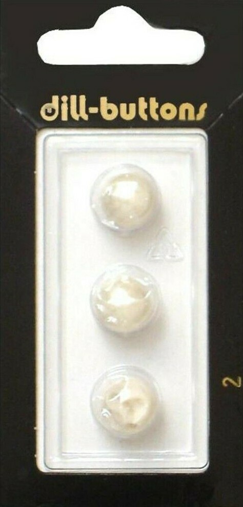 Dill Buttons ~ (0002) - 3/8" - 3 ct