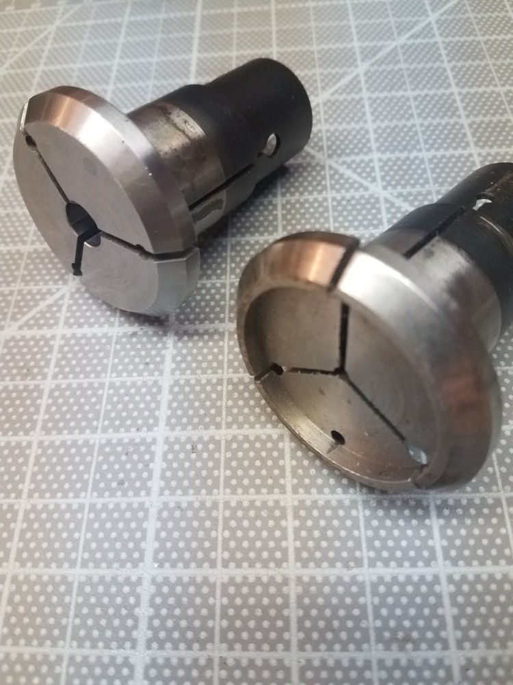 (1 pair) Hardinge 5DS 1" Dead Length Emerdency Collets