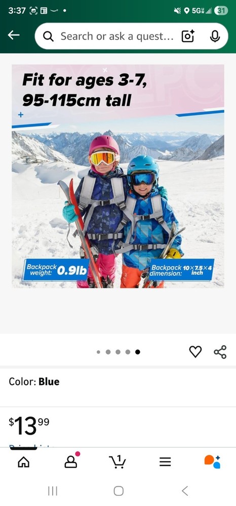 Ski Harness For Kids