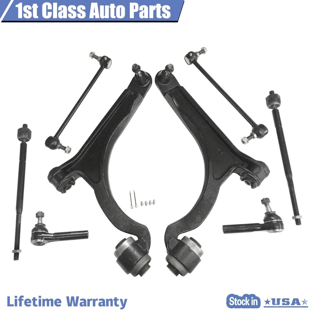 Front Suspension Lower Control Arm Kit Sway Bar for 2004-2008 Chrysler Pacifica