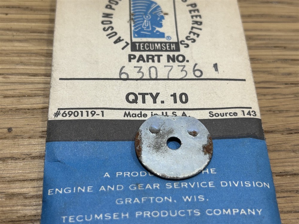 Tecumseh New Old Stock # 630736 SHUTTER CHOKE