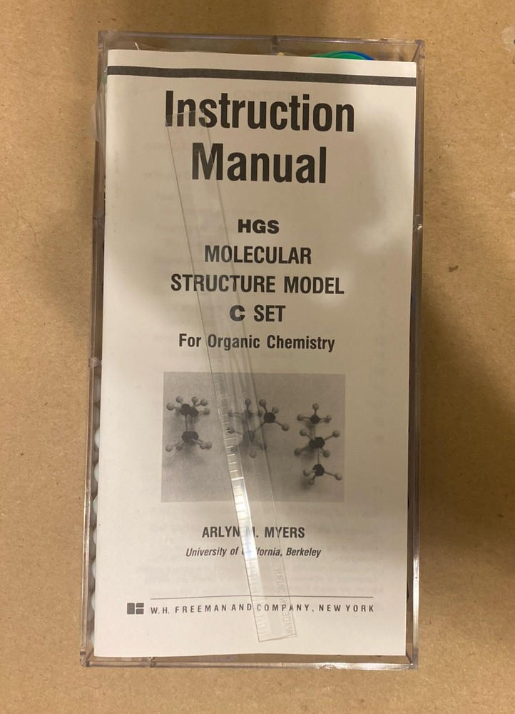 HGS Molecular Structure Model Kit WH Freeman Co - PRE-OWNED