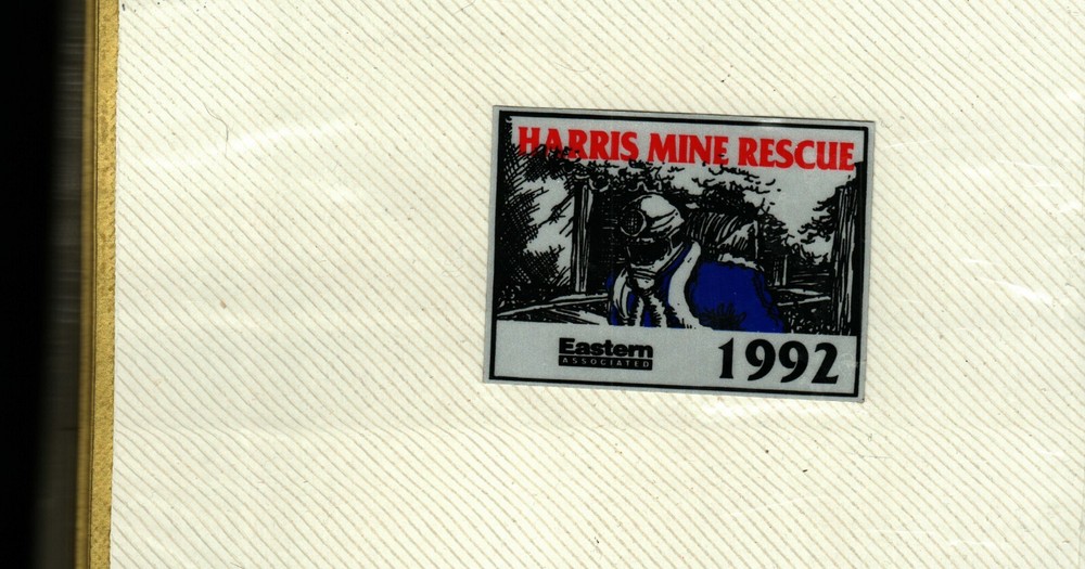 EASTERN ASSOCIATED COAL MINE RESCUE HARRIS NO. 1 MINE COAL MINING STICKERS # 95