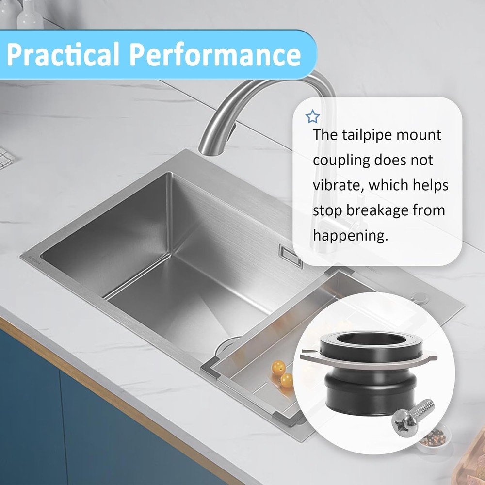 𝟮𝟬𝟮𝟯 𝙐𝙋𝙂𝙍𝘼𝘿𝙀 75499 Flex Coupler Garbage Disposal Replacement Parts Co