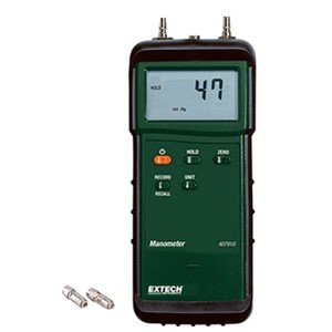 Extech 407910: Manometer, Heavy Duty Series