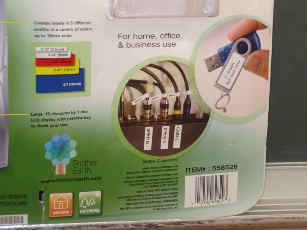 Brother P-touch PT-1800C Labeling System Wide Label Maker - New