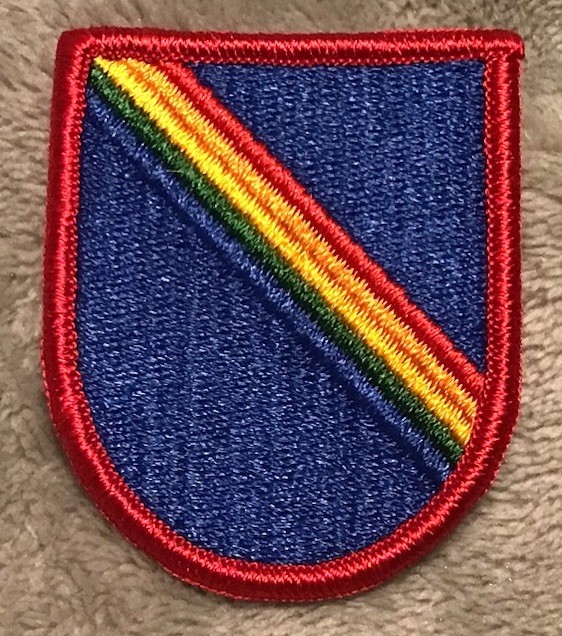 US Army 7th Special Operations Support Command Flash Patch Insignia Obsolete