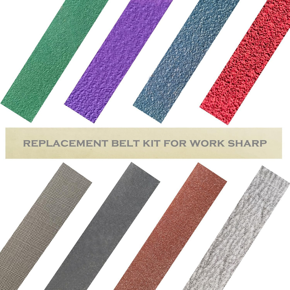 18PCS 3/4"x12" Replacement Sanding Belts for Work Sharp & Tool Sharpener