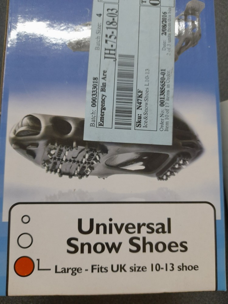 MACHTEK UNIVERSAL SNOW SHOES BUNDLE .... 4 PAIRS VARIOUS SIZES