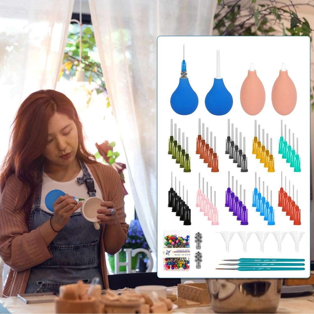 164 Pcs Clay Ceramic Decorative Tools, Pottery Tools Supplies Accessories