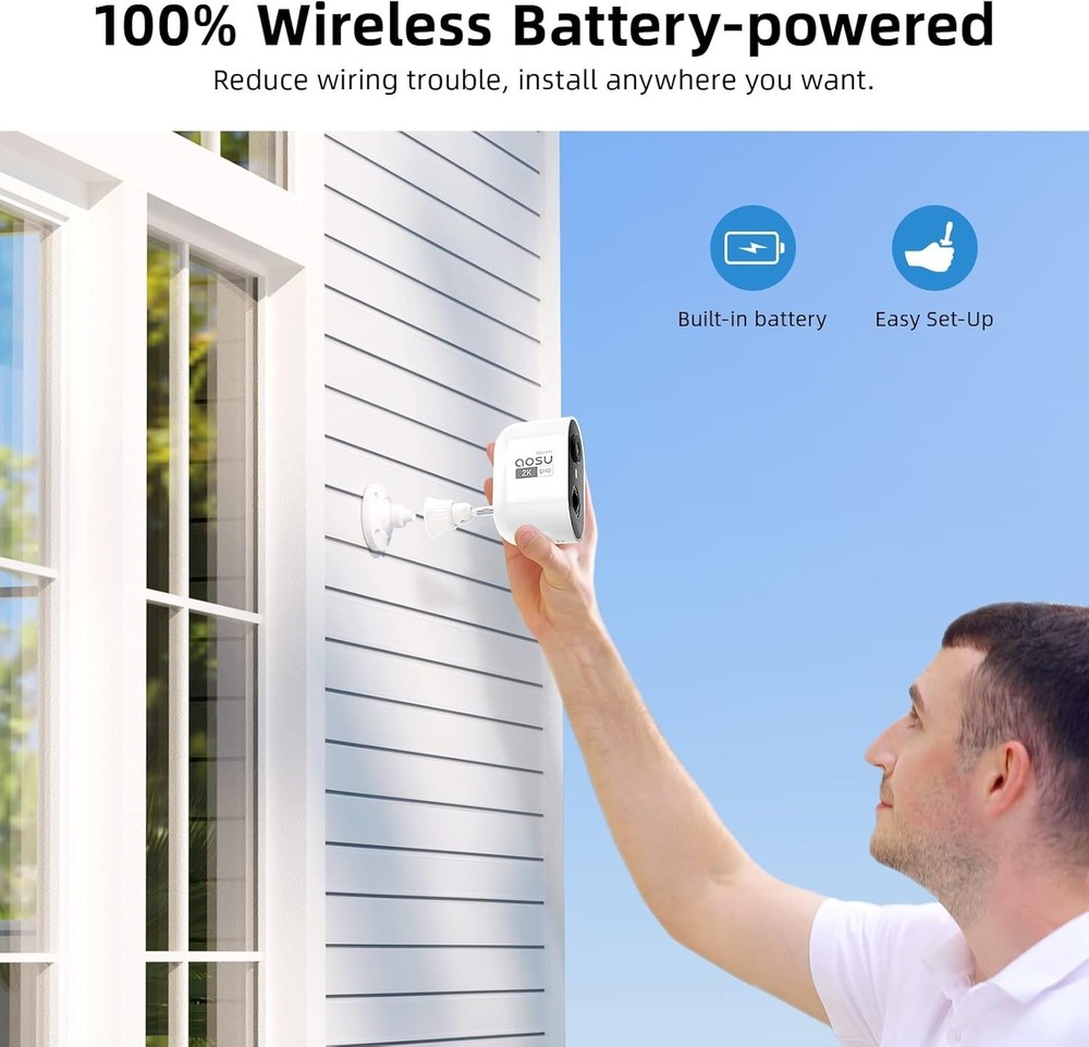 Aosu C6P2AH11 (SolarCam Pro System) WirelessCam Pro System-OPEN BOX!