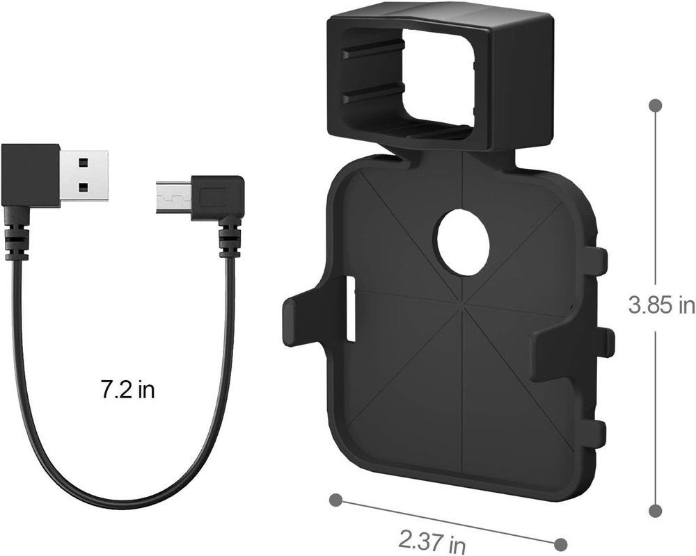 Secure Outlet Mount for Blink Sync Module 2 - Custom Cable & Damage-Free Design