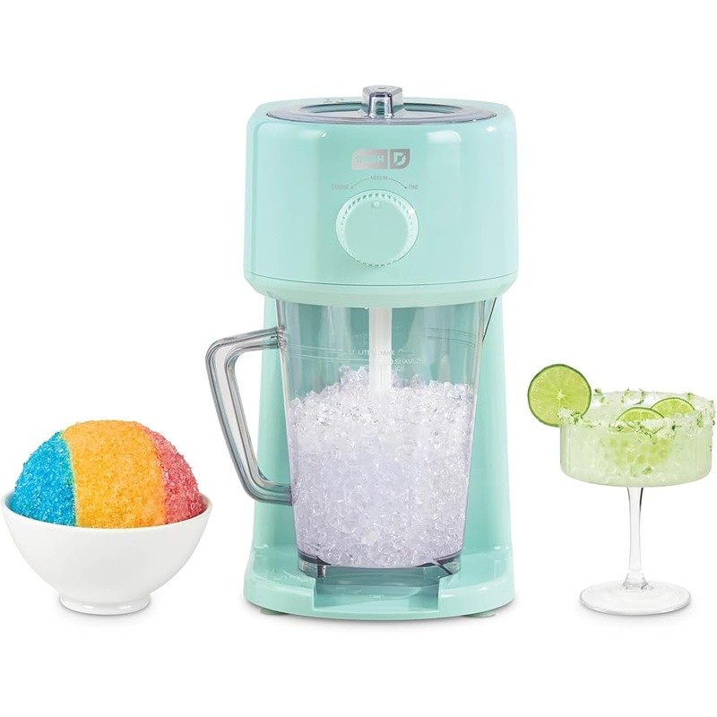Shaved Ice Maker Snow Cone Machine W/ Serving Pitcher Adjustable Blades New