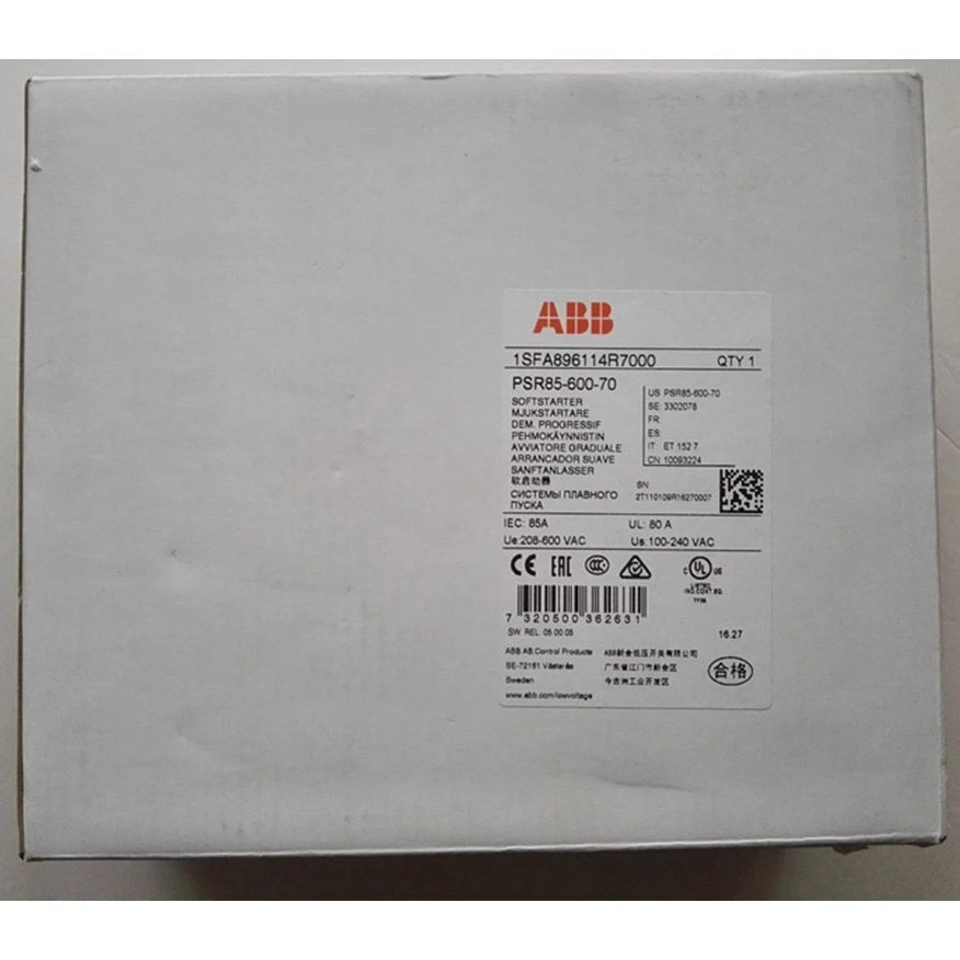 one new Abb SOFTSTARTER PSR25-600-70 1SFA896108R7000