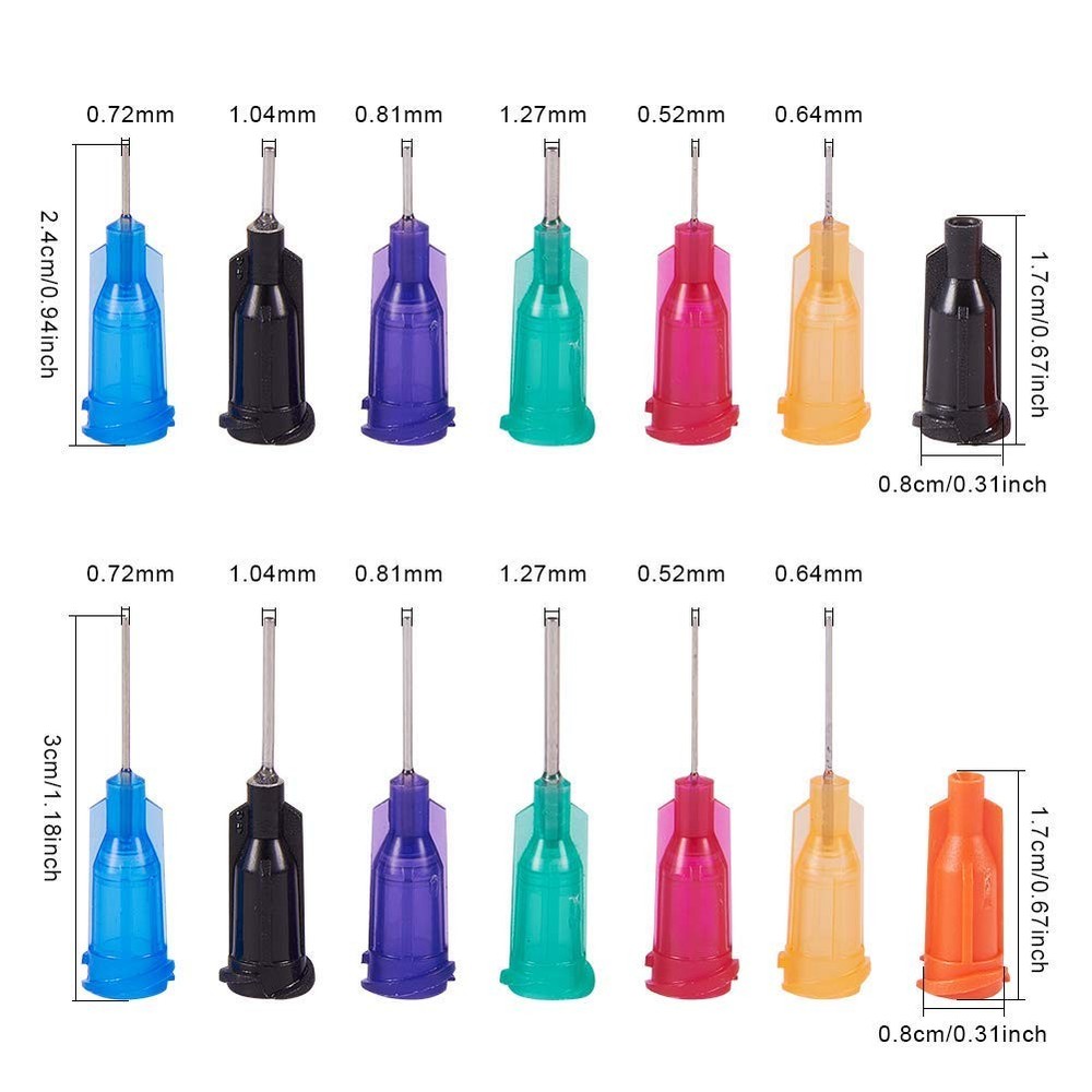 12 Pack 1.7 Ounce Multi Purpose DIY Precision Tip Applicator Bottles Set with...