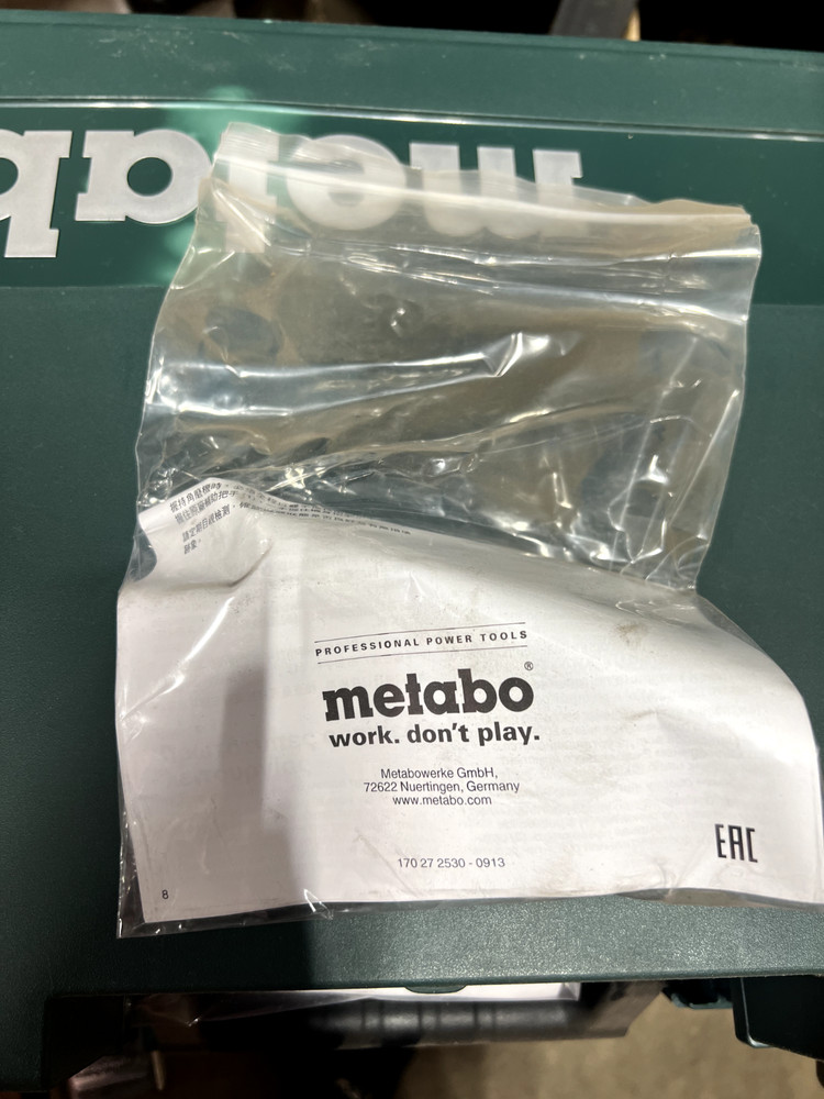 Metabo 627362000 - Multi-Position Bar / Bracket For Side Handle *NEW*