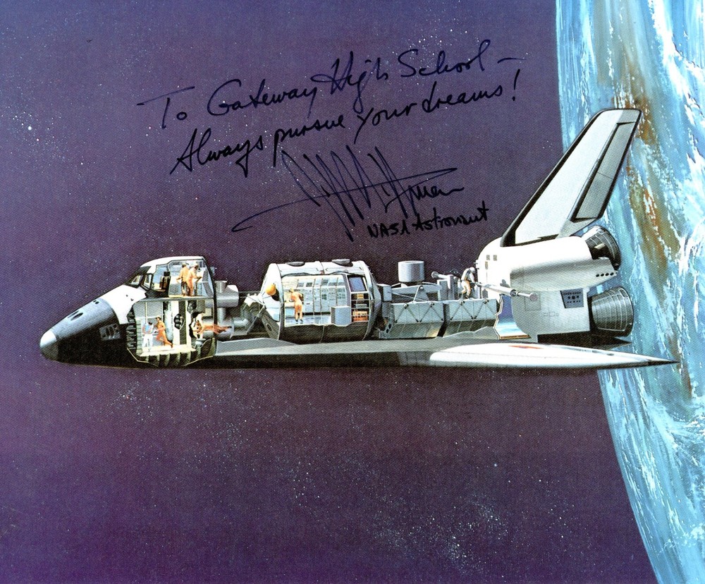 Shuttle Astronaut Jeffrey Hoffman Signed Photo