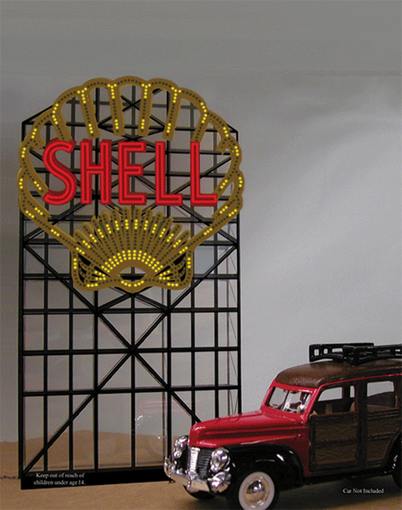 Miller Engineering 443802 HO/N Scale Shell Sign Billboard