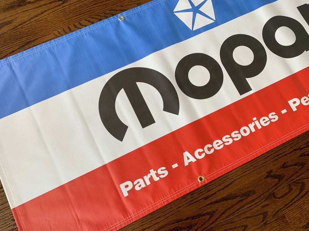 MOPAR Garage Banner Sign (Large 2'x5')