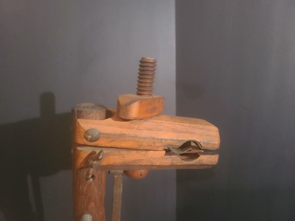 Unique Wood Primitive Stand UNKNOWN PURPOSE OR USE