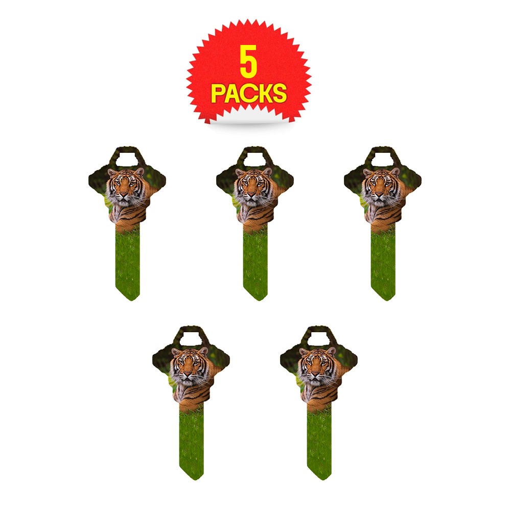 202-SC1 Tiger Key Blank Nickel