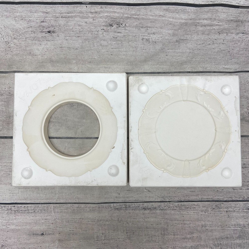 Unbranded Ceramic Casting Mold Decorative Edge Two-Part Kit