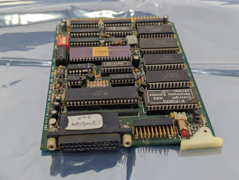 Rare - Peopleware Systems Inc. P-FORTH STD-BUS card - Testing and working!