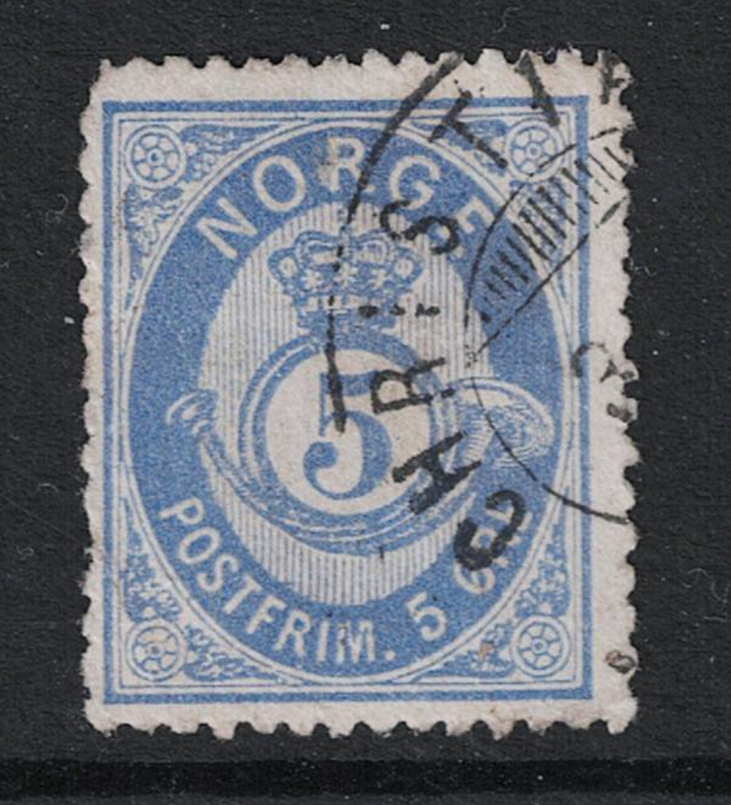 Norway SC# 24 Used / Poor Left Perfs - S27861