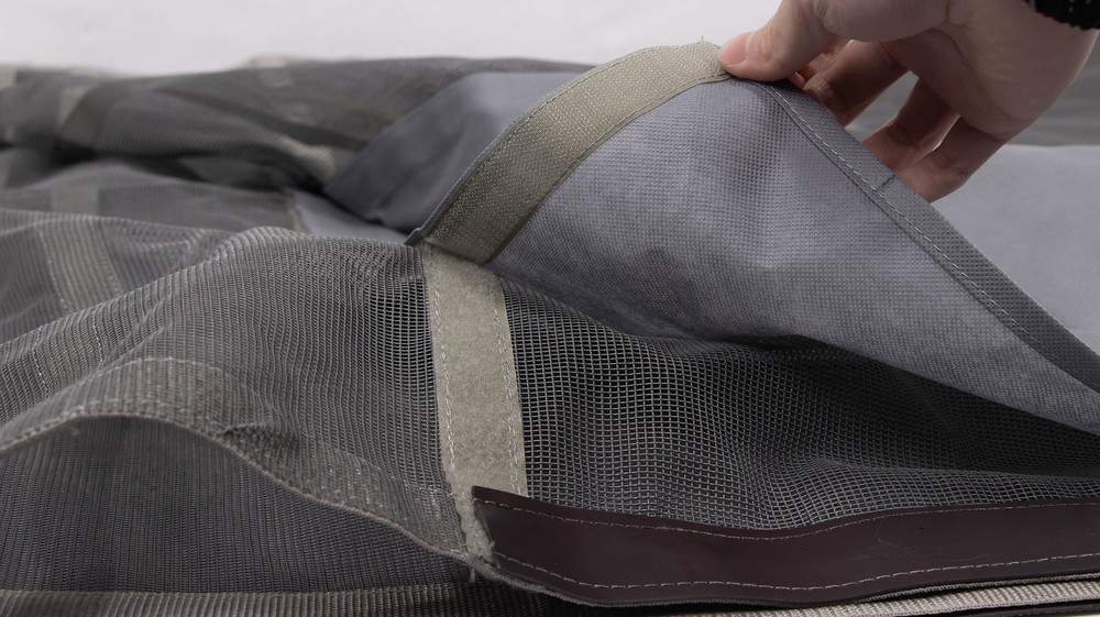 Two Layers Toy Hauler Screen Rear Opening For Ramp Doors Up to 90 Inch Tall NEW