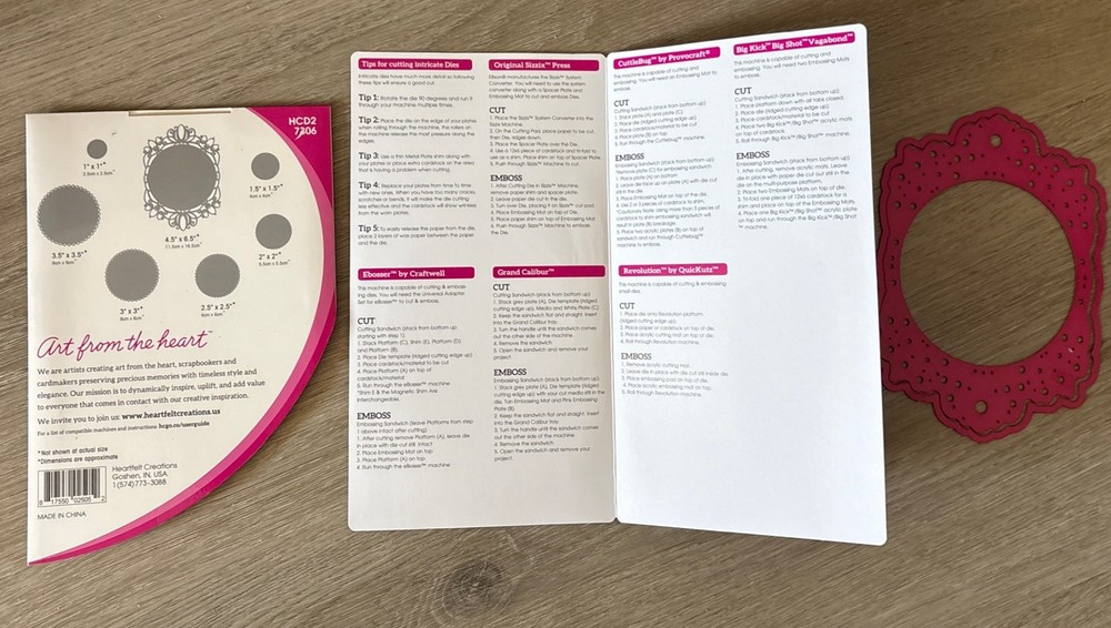 Heartfelt Creations Decorative Circle Frames Die Set