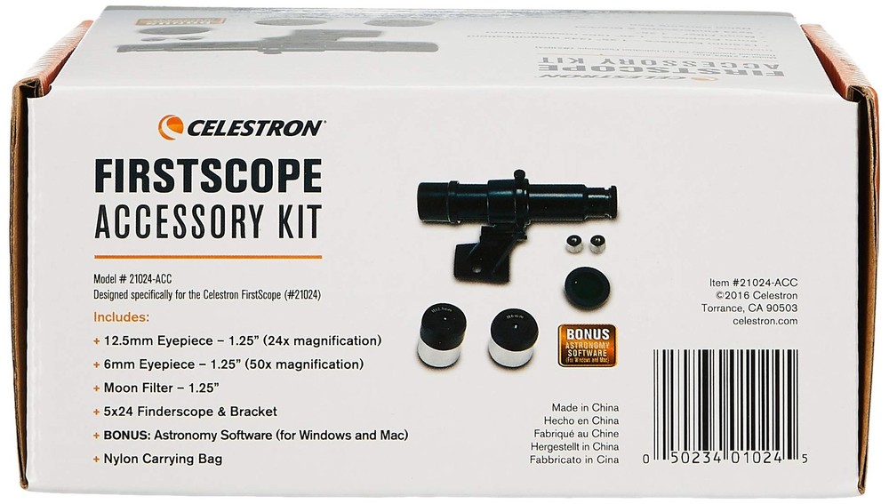 Celestron 21024-ACC FirstScope Accessory Kit, Black
