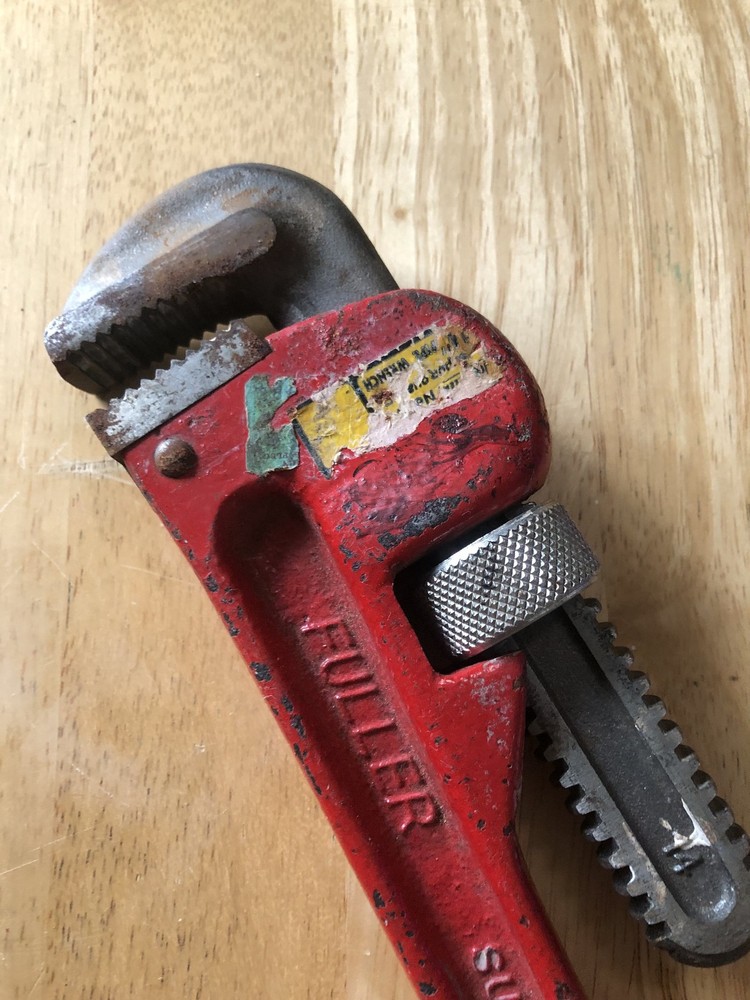 Fuller Pipe Wrench 14" Vintage - "Super Quality" - Adjustable