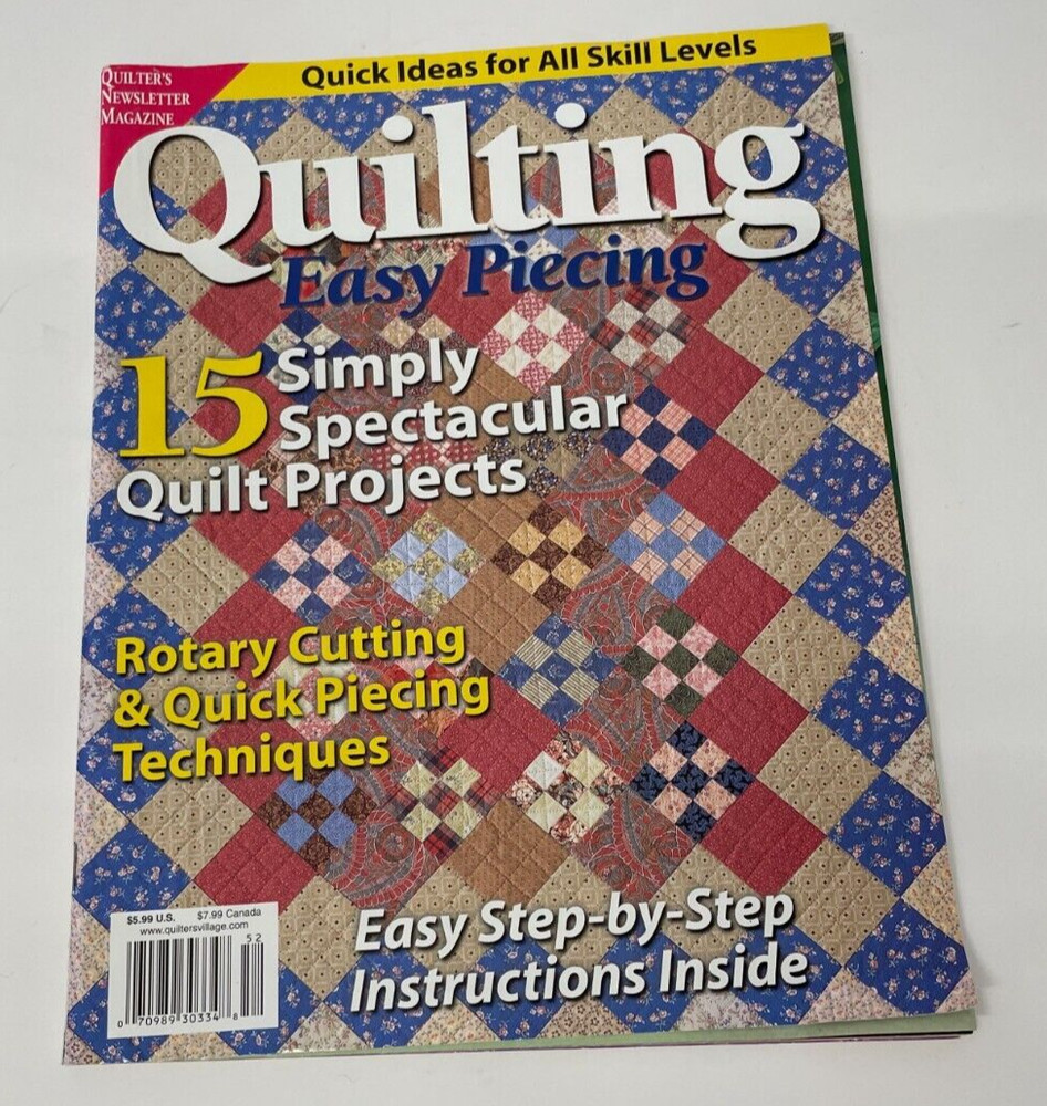 Quilting Magazine Back Issue 15 quilt projects 2005