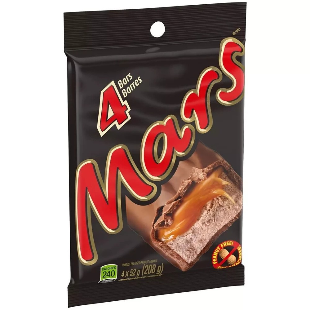 Mars Chocolate Bars 4 Full Size Bars exp 09/2025