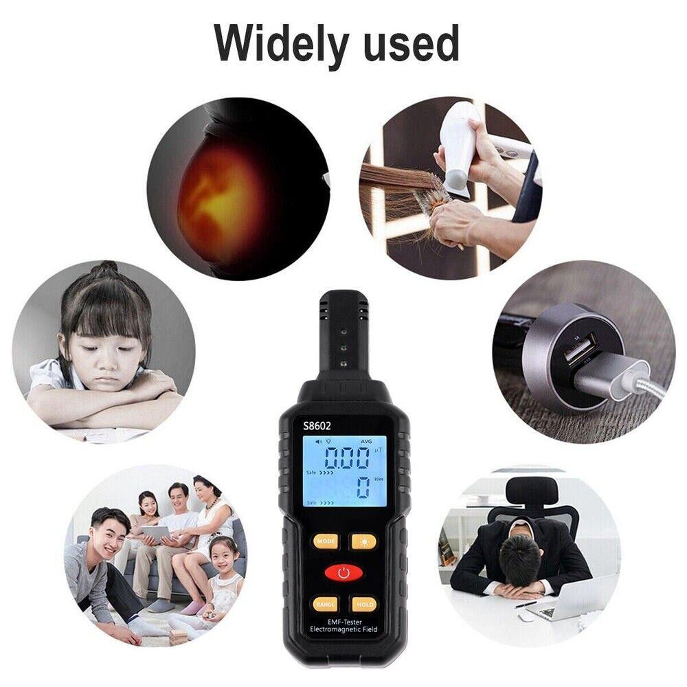 Electromagnetic Radiation Detector Digital Electromagnetic Wave Tester