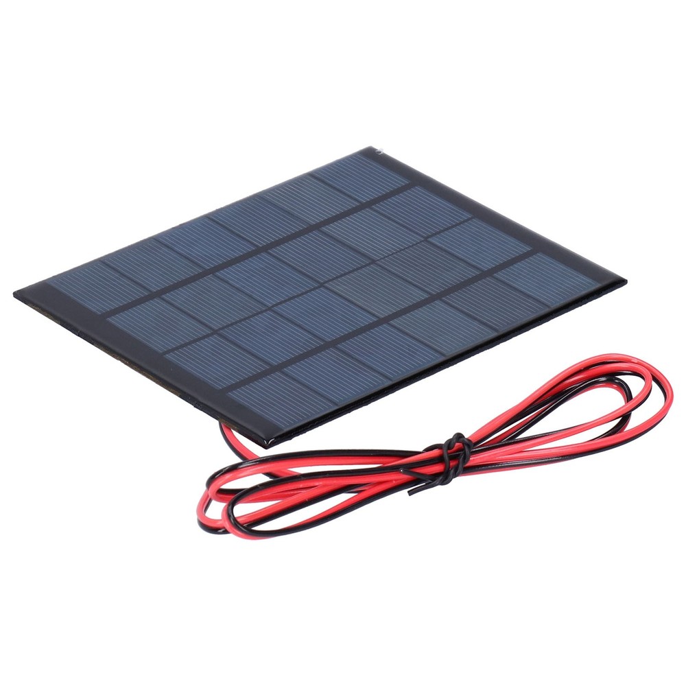 2Pcs Mini Solar Power Module Epoxy Panel With 100cm Cable Electronic New