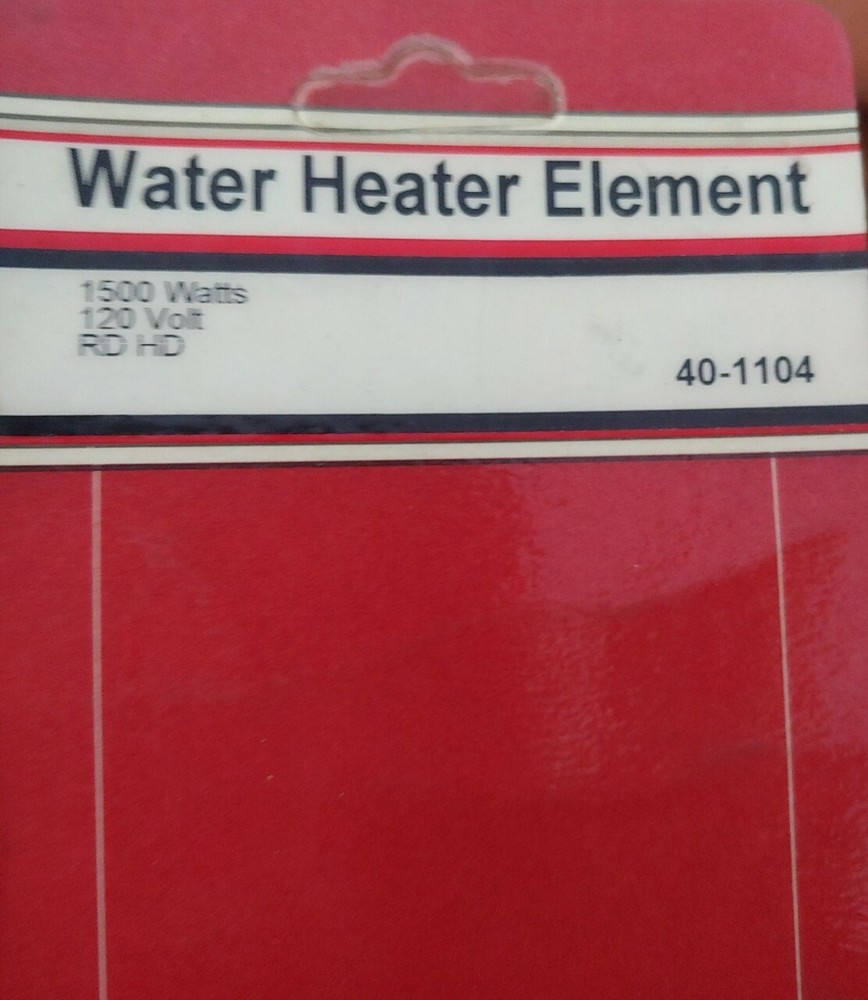 Lasco 40-1104 Standard 1500 Watts 120 V RD HD Water Heater Element