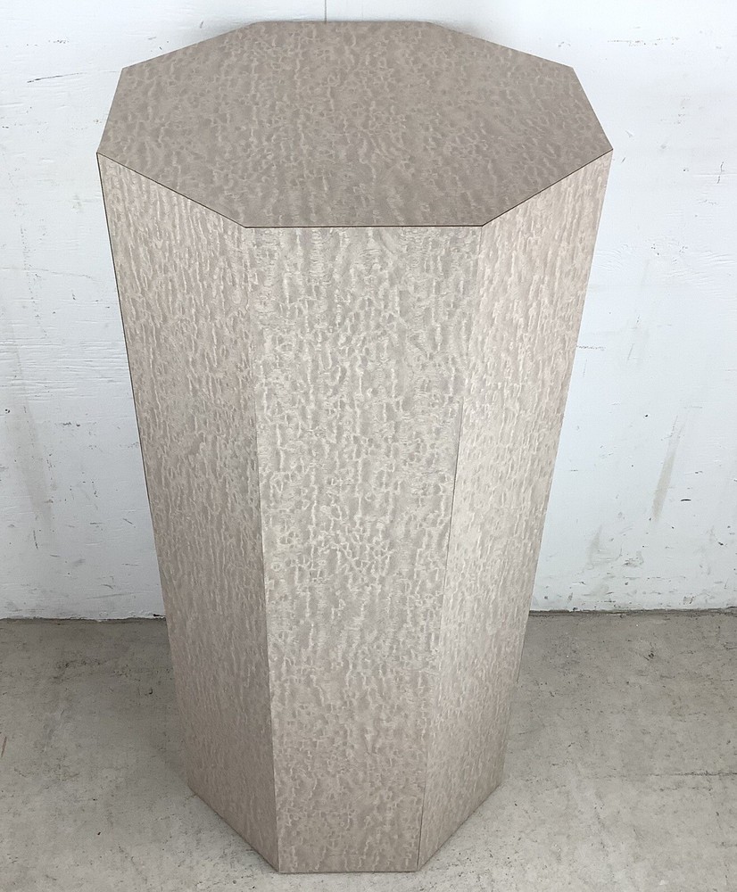 Vintage Modern Display Pedestal- Octagonal