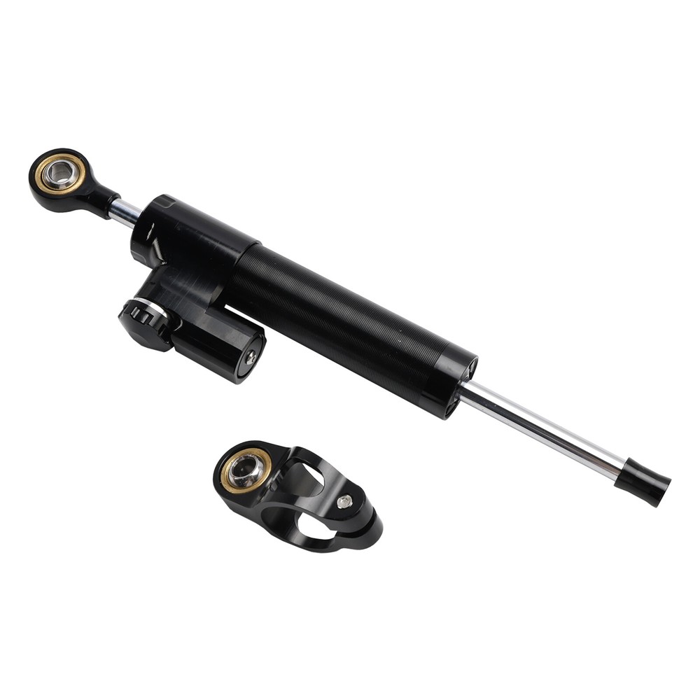 Universal Motorcycle S3C Adjustable Steering Damper Stabilizer Top Black S3 H