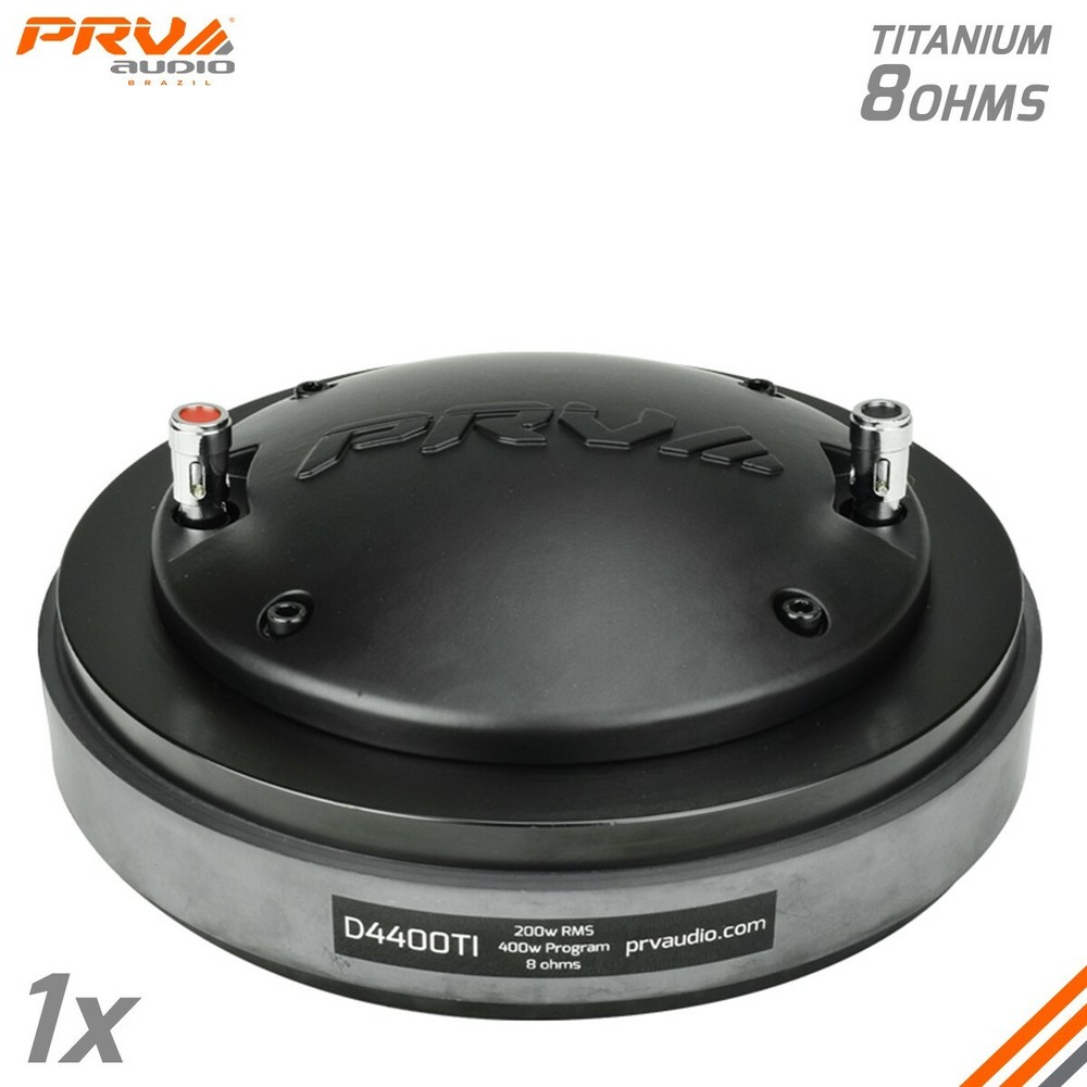 1x PRV Audio D4400Ti  2" Exit Titanium Compression Driver  8 Ohms 400 Watts