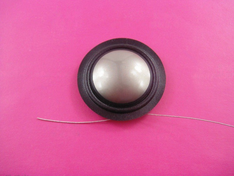 25.5 Core 25.4mm Titanium Composite Tweeter Diaphragm 8Ω Single Side Lead