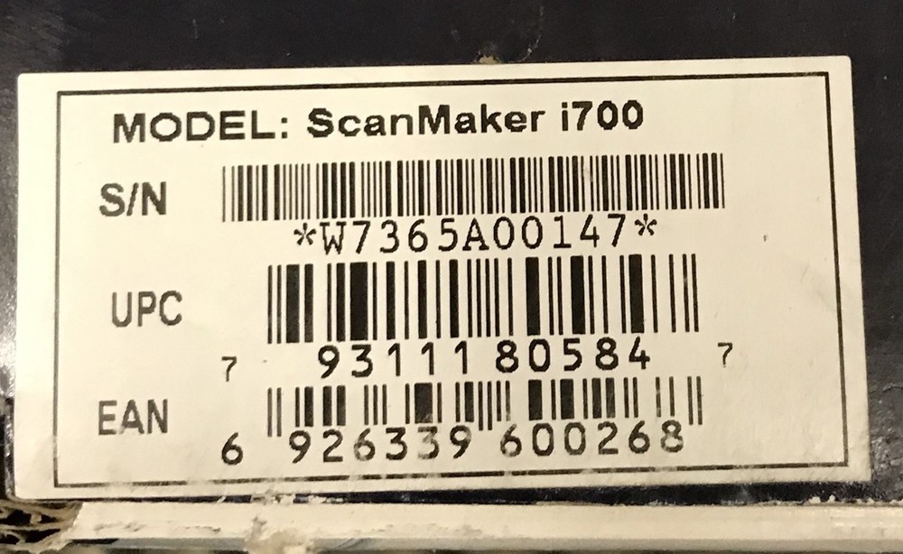 1-Microtek ScanMaker i700 & 1-Microtek 50 page document feeder ADF-700