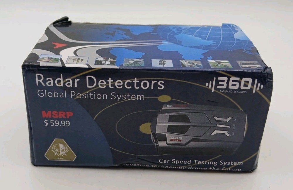 360 Radar Detectors Global Position System Car Speed Testing System