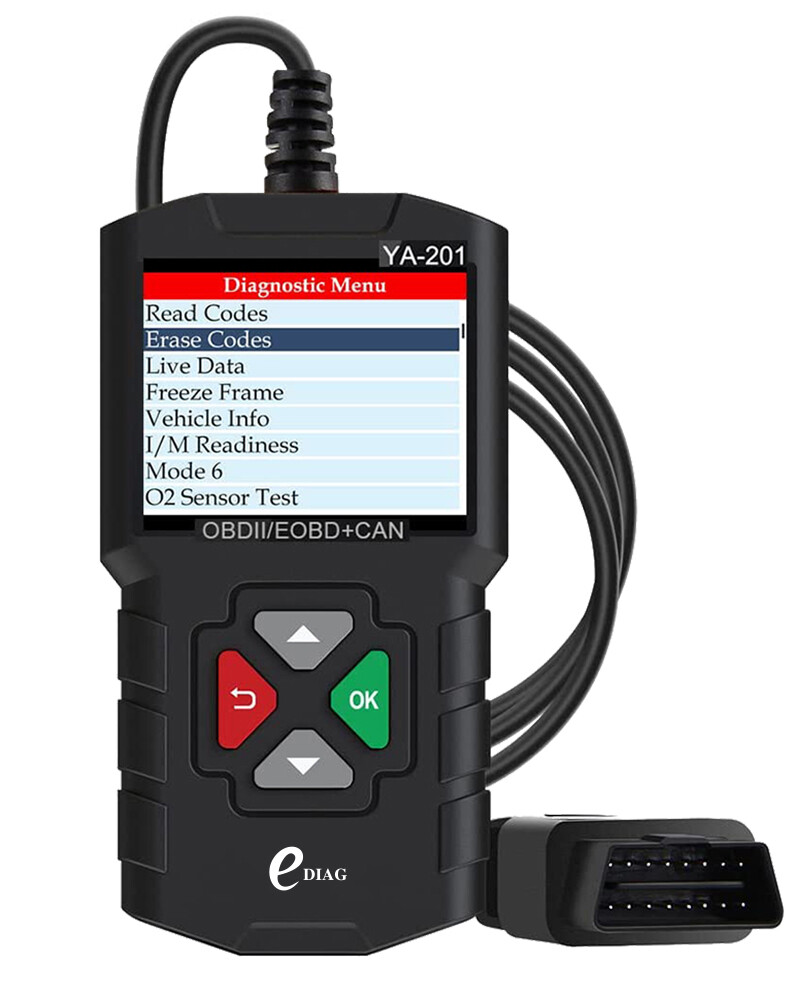 YA201 Car Full OBD2 EOBD Code Reader Professional Auto Scanner for Engine Check