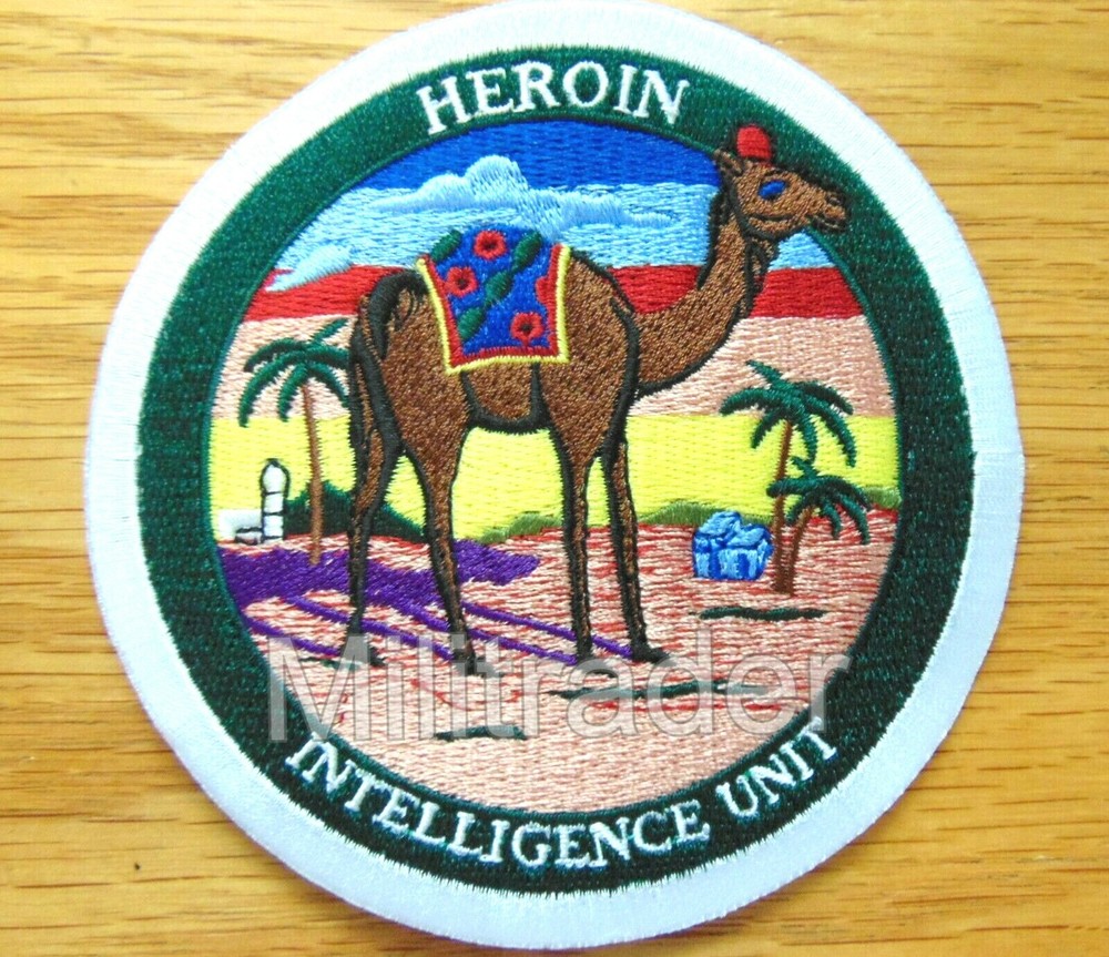 Drug Enforcement Administration DEA Heroin Intelligence Unit Patch