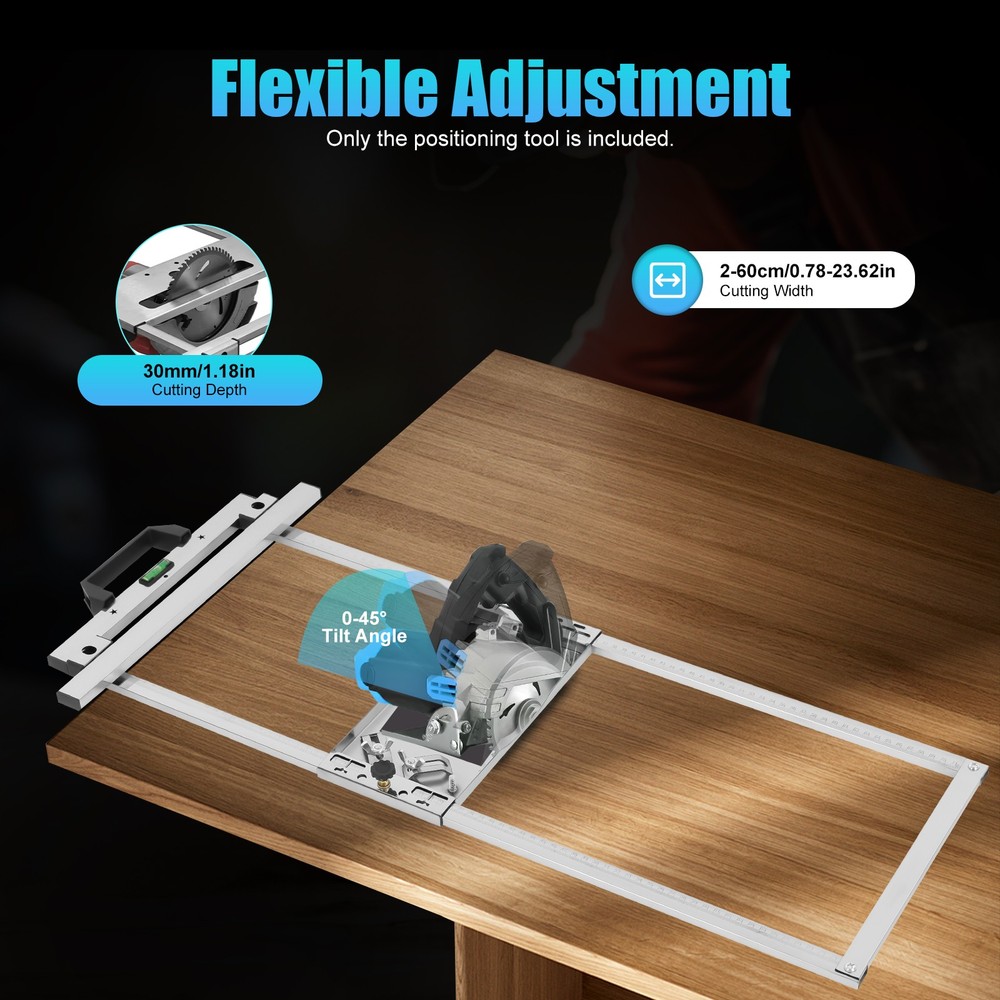 Circular Saw Guide Tool Track Rail Woodworking Edge Positioning Cutting Tool